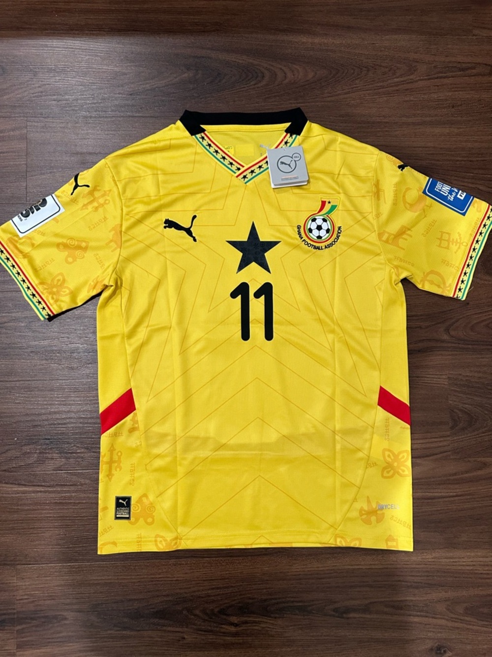Ghana Black Stars National Team Antoine Semenyo Soccer Football Jersey